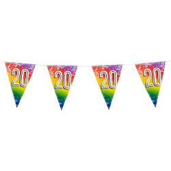 Narodeninová girlanda „20“ (6 m)